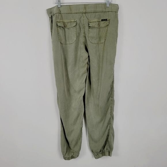 Sanctuary Fatigue Green Tencel Pull ON Joggers Size L - Picture 3 of 6